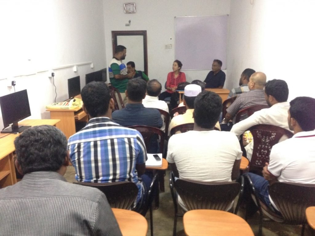 ERC (Educational Resource Center), Mutur, July 2016. Presentation day of Professional English course. Judit Godall.